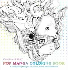 Pop Manga Coloring Book: A Surreal Journey Through a Cute, Curious, Bizarre, and