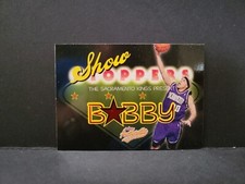 Mike Bibby 2004-05 Fleer Authentix Show Stoppers  Sacramento Basketball Card 6ss