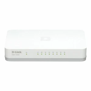 D-Link DGS-1008A 8-Port Gigabit Desktop Switch Network 10/100/1000 Mbps Ethernet - Picture 1 of 3
