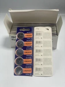 Sony/Murata CR2025 2/510/15/20 3V Lithium Coin Cell Battery For PC/Laptop/Watch - Imagen 1 de 1