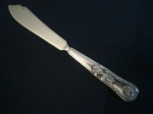 FISCHMESSER! Vintage SHEFFIELD ENGLAND Silberauflage: QUEENS Muster: SCHÖN - Bild 1 von 8
