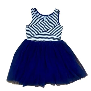 Beautees Girl’s Dress White Blue Size 10 Tutu Skirt School Church Party Outfit - Picture 1 of 6