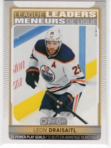 Leon Draisaitl 21-22 O-Pee-Chee OPC League Leaders #585 Edmonton Oilers - Bild 1 von 1