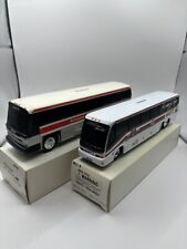 Vintage Bank Bus Plastic 9.5X2X2.75'' Lot ( Firestone and Martz)