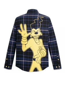 Powerline Flanellhemd Cakeworthy A Goofy Movie Erwachsene Small - Neu mit Etikett - Bild 1 von 9