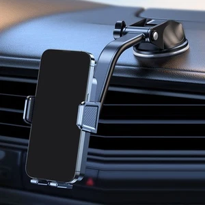Support t��l��phone voiture mat��riau ABS serrage enti��rement entour�� pour sma - Photo 1 sur 10