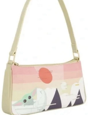 Danielle Nicole Disney Star Wars Mandalorian Crossbody Purse With Baby Yoda - Image 1 of 4