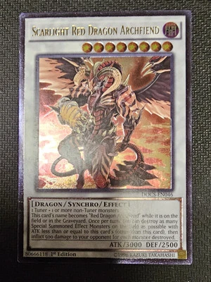 Yu-Gi-Oh 1ª Edición Ultimate Scarlight Red Dragon Archidemonio DOCS-EN046 GEMA COMO NUEVA☆ Foto 1 de 4