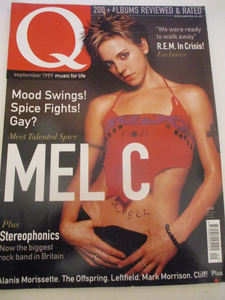 Mel C, R.E.M., Rolling Stones - Q Magazine 1999 - Image 1 of 1