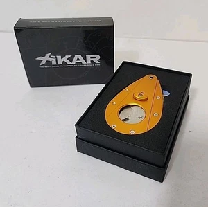 XIKAR Xi1 Orange Cigar Cutter- Steel Blades - Picture 1 of 4