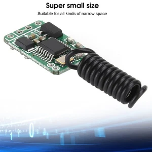 3.7V‑12V Wireless Remote Control Switch Micro DC Control Module Strong Compatibi - Picture 1 of 12