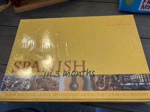 SPANISH in 3 months CD LANGUAGE COURSE! Sterling Innovation, BRAND NEW Sealed - Picture 1 of 2