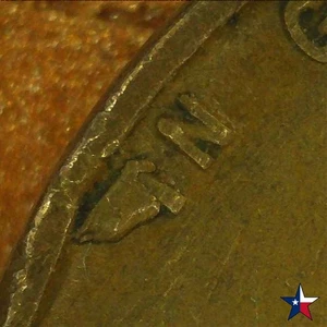 1937 P Lincoln Wheat Cent ~ Interior Obverse Die Chip Break Error ~ Free Ship - Picture 1 of 3