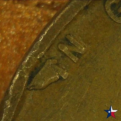 1937 P Lincoln Wheat Cent ~ Interior Obverse Die Chip Break Error ~ Free Ship - Image 1 of 3