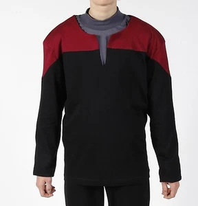 STAR TREK Captain Uniform deluxe Voyager rot XL - XXL Filmwelt Berlin - Bild 1 von 1