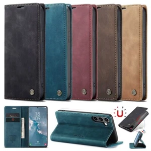 Do Samsung A56 A36 A16 A55 A35 A15 A05S A54 Portfel Etui Skóra Flip Cover - Zdjęcie 1 z 75