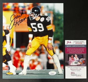 Jack Ham Signed 8x10 Photograph JSA w/COA #59 NFL Pittsburgh Steelers HOF AUTO! - Picture 1 of 4