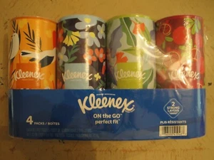 Perfect Fit Tissues Car Tissues 50 Tissues per Canister 4 Count (Canisters) #J33 - Picture 1 of 2