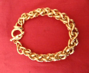 BRACELET GOURMETTE DE GUY LAROCHE SIGNE - TRES BON ETAT - ETAT NEUF - - Imagen 1 de 11