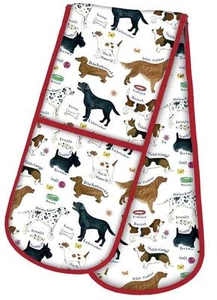 Samuel Lamont UK Dog Breeds Double Oven Glove Mitt Scottie Corgi Basset Setter - Picture 1 of 1