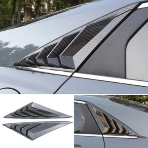 For Hyundai Elantra 2021-2024 Carbon Fiber Side Window Louver Shutter Cover Trim - Picture 1 of 10