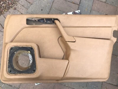 Mercedes Benz 190E 190 W201 OEM Palomino Front Right Passenger Door Panel AMG - Image 1 of 4
