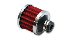Vibrant Crankcase Breather Filter w/Chrome Cap 2 1/8in 55mm Cone ODx2 5/8in 68mm - Bild 1 von 2