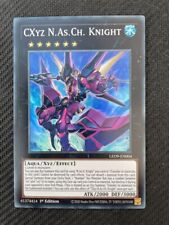 LED9-EN004 CXyz N.As.Ch. Knight Super Rare 1st Edition Mint YuGiOh Card