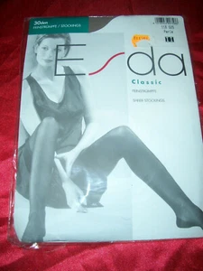 Klassische Esda Feinstrümpfe Straps Strümpfe Gr. II perle Stockings Bas OVP - Bild 1 von 2