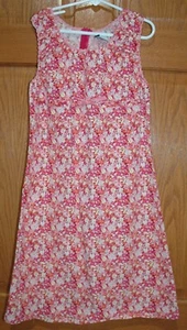 OLD NAVY Girl's 12 Pink Floral Long Dress Sleeveless Summer - Picture 1 of 3