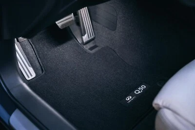Juego de alfombrillas alfombrillas originales Infiniti Q50 2013-2017 OEM - 4 piezas negras G4900-4HB4E Foto 1 de 4