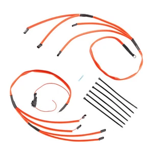 1200°F Insulated Glow Plug Harness Red Fit For Chevrolet GMC 6.5L Turbo Diesel - Picture 1 of 24