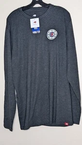 LA Clippers Sportiqe NBA Authentics Long Sleeve Shirt Men's New size XXL Gray - Picture 1 of 6