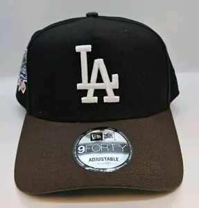 NUEVA ERA 9FORTY GORRA AJUSTABLE CON MARCO A. MLB. LOS ANGELES DODGERS. NEGRO. - Imagen 1 de 7
