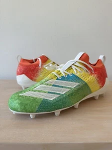 Adidas Adizero 8.0 LightWeight Football Cleats Rainbow F35077 Mens Size 14 - Picture 1 of 4