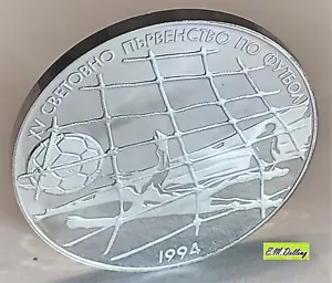 Bulgaria 500 Leva Football World Cup in the USA Goalkeeper 925er Silber, 1994 PP - Bild 1 von 4