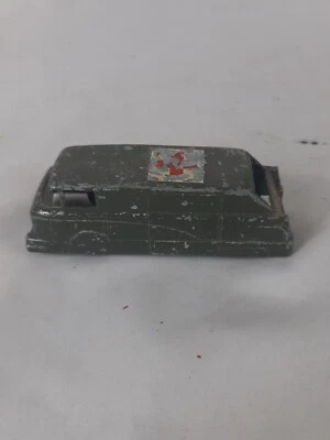 Coche MidgetToy Cruz Roja Original Antiguo Raro De Colección. "Ambulancia del ejército de 4"" de largo de los años 40" Foto 1 de 3