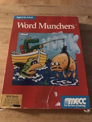 Дискета Word Munchers IBM Tandy версия 1.0-3.5 бесплатная доставка - Изображение 1 из 4