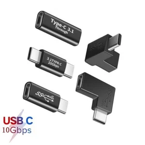Charging Elbow Male To Female AV Converter 10Gbps USB 3.1 Type-C OTG Adapter - Photo 1 sur 12