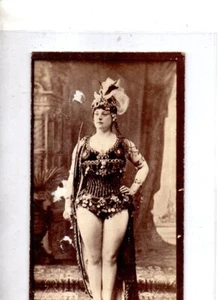 B16-77219. ca 1880 Rare Photo Risque Sexy Actress Showgirl Burlesque Costume UK? - Picture 1 of 1