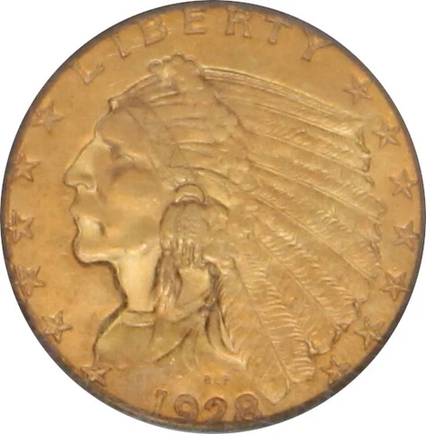 1928 MS64 Indian Quarter Eagle, PCGS 4533220 Cover