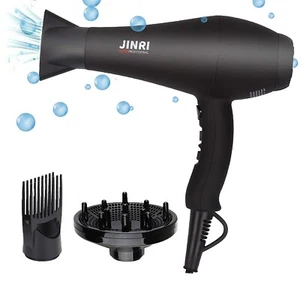 Hair Dryer 1875W, Negative Ionic Fast Dry Low Noise Blow Dryer, Professional ... - Picture 1 of 7