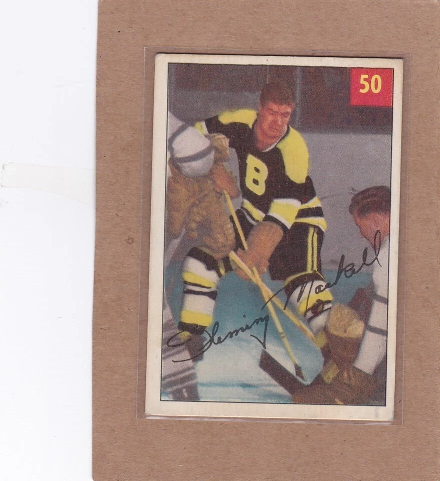 1954-55 PARKHURST HOCKEY FLEMING MACKELL #50 BRUINS VGEX *A34965 - Image 1 of 1