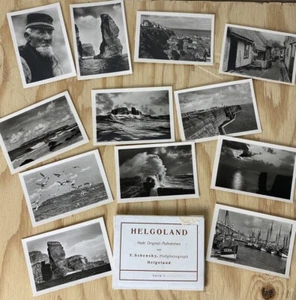 Sammlerstück Set 12 schwarz-weiß Vintage Fotos Helgoland, Deutschland - Bild 1 von 8