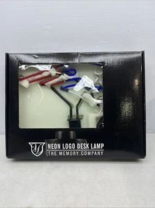 New ~ New England Patriots NFL Football The Memory Co. Neon Sign Logo Desk Lamp - Picture 1 of 4