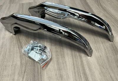 Par de protectores de parachoques trasero cromados Chevrolet Impala Bel Air Biscayne 1965 envío gratuito Foto 1 de 4