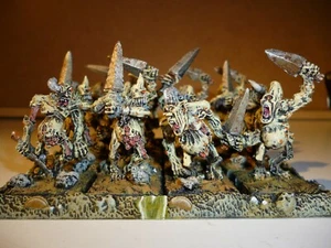 Chaos di Nurgle PLAGUEBEARERS x16 demon - metal - similar to old world warhammer - Picture 1 of 3