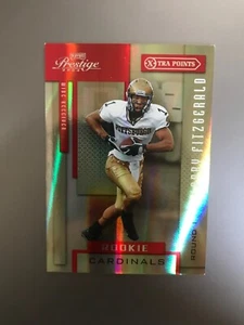 2004 Playoff Prestige Larry Fitzgerald #152 X-tra Points Rosso 33/100 RC - Foto 1 di 9