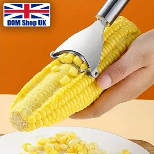 Premium Stainless Steel Corn Peeler – Effortless Corn Kernel Removal Tool UK - Picture 1 of 9