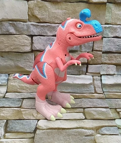 Dinosaur Train King Elvis Talking Toy Pink Battery Operated Dino 2011 Jim Henson Cover